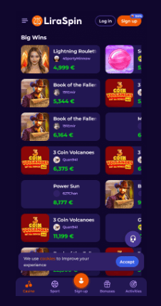 Liraspin Casino Download Mobiele App